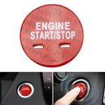 Red Real Carbon Fiber Keyless Engine Push Start Button For Cadillac Chevy Gmc. Fixed Price $18.09.