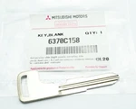 Genuine Key Blank For Mitsubishi Part Number 6370C158. Fixed Price $23.00.