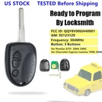 For Pontiac Gto 2004 2005 2006 Remote Key Fob QQY8V00GH40001 92123129 304MHZ 3B. Fixed Price $30.75.