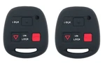 Pack 2 Silicone Key Fob Cover Case Fit For Lexus Es Gs Gx Is S, Black. Fixed Price $13.54.