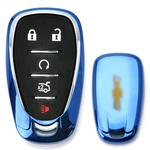 Glossy Blue Smart Key Fob Shell For Chevy Camaro Malibu Cruze Spark Volt Bolt. Fixed Price $9.49.