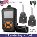 2X New! Replacement Remote Key Fob 3 Button + Tool Kit For Jeep Wrangler Compass. Fixed Price $88.99.