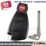 For Mercedes Benz Keyless Remote Fob 315MHZ Uncut Blade - Iyz 3312 5WK47282. Fixed Price $36.80.