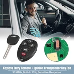 315MHZ Keyless Entry Remote Ignition Transponder For Chevy Malibu Buick. Fixed Price $25.55.