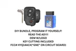 Diy Bundle Oem 2010-2015 Lexus RX350 RX450 Smart Key HYQ14ACX, Cutting Inc. Fixed Price $109.99.