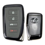 Black Tpu Key Fob Cover W/ Button Panel For Lexus Is Es Gs Rc Nx Rx Lx. Fixed Price $11.09.