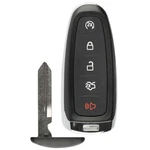 11-17 Ford Lincoln Keyless Entry Smart Remote Fob W/uncut Blade 5BTN .... Fixed Price $35.60.