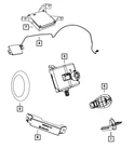 Genuine Mopar Integrated Key Fob Transmitter 56046735AH. Fixed Price $182.12.