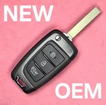 New Oem 2021 2024 Hyundai Tucson Remote Flip Key 3B TQ8-RKE-4F43 (with Chip). Fixed Price $129.99.