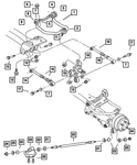 Genuine Mopar Rear Toe Link 4895269AB. Fixed Price $151.80.