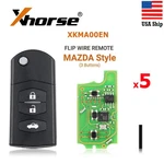 5X Xhorse XKMA00EN For Mazda Universal Remote Key 3 Buttons Vvdi Tool. Fixed Price $36.95.