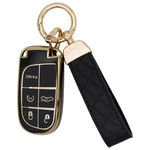 Suncaraccl For Jeep Fob Cover With Leather Keychain, Soft Tpu Full .... Fixed Price $19.80.