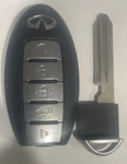 Infiniti Smart Keyfob 5 Buttons Hatch New Insert Oem CWTB1G744. Fixed Price $62.69.