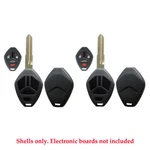 Remote Key Fob Case Shell 4B Compatible With Mitsubishi MIT3 (2 Pack). Fixed Price $12.31.