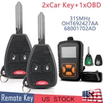 For 2007 2008 2009 2010 2011-2016 Jeep Compass Patriot Wrangler Remote Key Fob. Fixed Price $88.99.