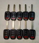 Lot Of 10 Oem Honda Remote Head Key Fob MLBHLIK6-1T 4 Buttons. Fixed Price $80.00.