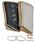 Reprotecting Tpu Key Fob Cover Compatible With Lexus ES300H ES350 Black/white. Fixed Price $17.43.