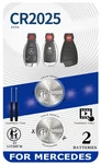 Key Fob Replacement Batteries For Mercedes-benz (1995-2017) CR2025 Chrome. Fixed Price $21.78.