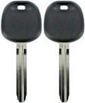 2 New Toyota Scion Uncut Ignition/doors "g" Stamp Transponder Chipped Key Blank. Fixed Price $16.90.