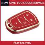 Pack Of For Cadillac XT5 2017-2020 Car Remote Key Fob Case Cover Button Red. Fixed Price $20.79.