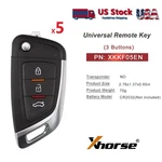5X Xhorse XKKF05EN Knife Style 3 Buttons 2NDGENERATION Universal Wire Remote Key. Fixed Price $43.95.