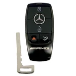 Oem Mercedes Benz Amg Keyless Remote Fob + Uncut Black - NBGDM3 (shp). Fixed Price $109.65.