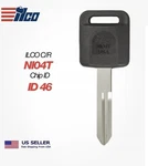 Ilco N104T Transponder Chip Key Nissan 2003-2019 Infiniti 2003-8 Model ID46. Fixed Price $13.95.