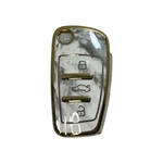 New Remote Cover Smart Key Fob Full Case Tpu For Audi 3 Buttons Black/white. Fixed Price $9.98.