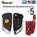 5PCS Xhorse Knife Style V2 Universal Wired Remote Flip Key 3 Buttons XKKF05EN. Fixed Price $43.95.