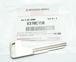 1PC Genuine Key Blank For Mitsubishi Part Number 6370C158. Fixed Price $18.00.