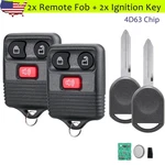Replacement 2001 - 2010 Ford Ranger Keyless Entry Remote Fob + 4D63. Fixed Price $14.89.