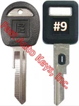 New Gm Single Sided Vats Ignition Key #9 + Doors/trunk Oem. Fixed Price $24.15.
