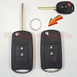 2 New Style Flip Key Modified Case Shell For Toyota Vehicles Remote 3 Button. Fixed Price $26.43.
