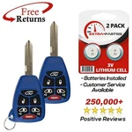 Remote Key Fob 6BTN Blue For 2004 2005 2006 2007 Dodge Grand Caravan. Fixed Price $17.95.