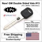 New! Gm Oem Genuine Double Sided Uncut Ignition Vats Key Blank Logo W/ Chip #13. Fixed Price $18.48.