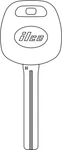 Ilco TOY48H-PT For Toyota High Security Transponder Key. Fixed Price $28.05.