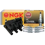 Ngk Dis Ignition Coil 6 G-power Platinumspark Plugs Kit Ford Mercury 4.2. Fixed Price $116.95.