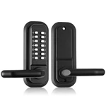 Mechanical Keyless Entry Door Lock 14 Digit Keypad Handle Embedded. Fixed Price $36.98.