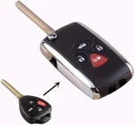 Modified Flip Remote Car Key Shell Fob Case For Toyota Corolla RAV4 Buttons. Fixed Price $16.99.