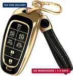 Lucrum Compatible With Hyundai Cover & Leather Keychain, Case For. Fixed Price $23.23.