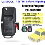 For Vw Volkswagen 2006-2009 Eos Golf Gti Jetta Rabbit Remote Key Fob 1K0959753P. Fixed Price $15.83.