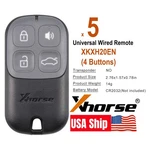 5X Xhorse Wire Remote Key Shell Separate 4 Buttons XKXH20EN For Vvdi Tool. Fixed Price $29.95.