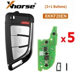 2026 5X Xhorse XKKF20EN Wire Remote Key Memoeial Knife Style 3+1 Buttons English. Fixed Price $44.95.