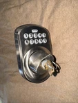 Schlage BE365 V Plymouth Keypad Deadbolt, Electronic Keyless Entry Lock. Fixed Price $34.99.