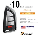 Xhorse XSDFX2EN Small Knife Style 4 Button Universal Smart Key For Vvdi Tool. Fixed Price $95.00.