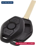 Uxcell New 3 Buttons Uncut Insert Key Fob Case Remote Control Shell Replacement. Fixed Price $10.34.
