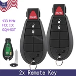 Replacement For 2013 2018 Dodge Ram 1500 2500 Remote Control Key Fob GQ4-53T. Fixed Price $19.79.