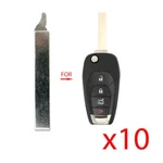 Uncut Remote Flip Key Blade Insert Replacement For Chevrolet Cruze (10 Pack). Fixed Price $12.31.