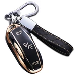 Cacacar For Tesla Fob Cover With Keychain, Size B-model X, Black. Fixed Price $20.16.