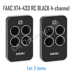 Remote Control Faac XT4-433 Rc Blk, Channel Transmitters, Lot Of 2, Range 100M. Fixed Price $79.00.